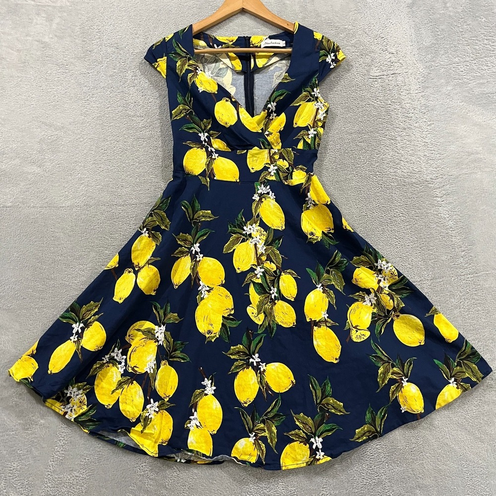 Bbonlinedress Dress Womens S Retro Rockabilly Style‎ Cocktail Americana Lemon